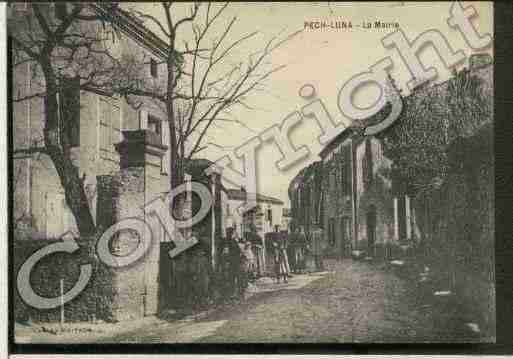 Ville de PECHLUNA Carte postale ancienne