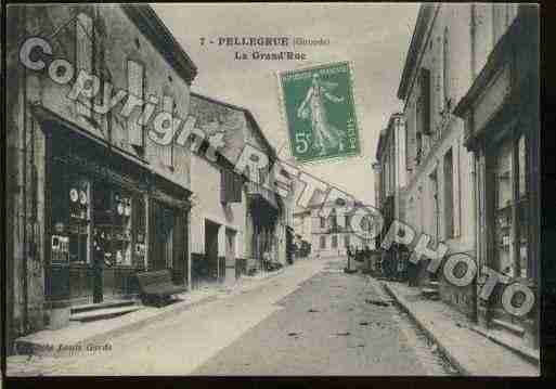 Ville de PELLEGRUE Carte postale ancienne