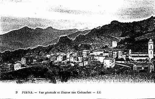 Ville de PIANA Carte postale ancienne