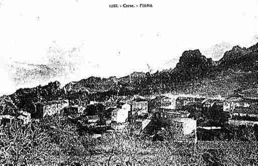 Ville de PIANA Carte postale ancienne