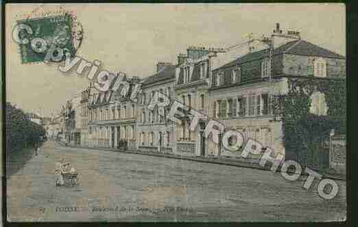 Ville de POISSY Carte postale ancienne