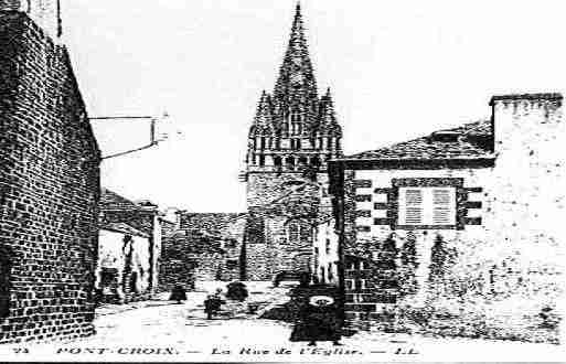 Ville de PONTCROIX Carte postale ancienne