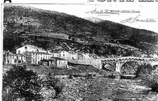 Ville de PONTELECCIA Carte postale ancienne