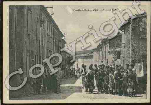 Ville de PRADELLESENVAL Carte postale ancienne