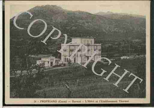 Ville de PROPRIANO Carte postale ancienne