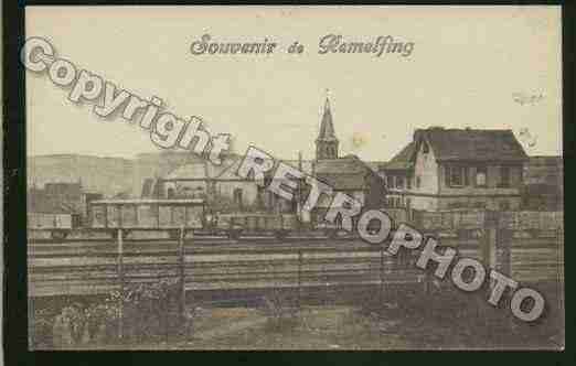 Ville de REMELFING Carte postale ancienne