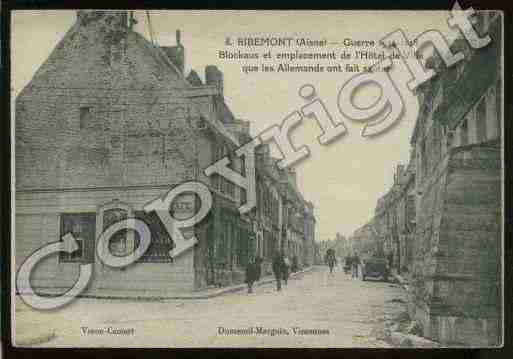 Ville de RIBEMONT Carte postale ancienne