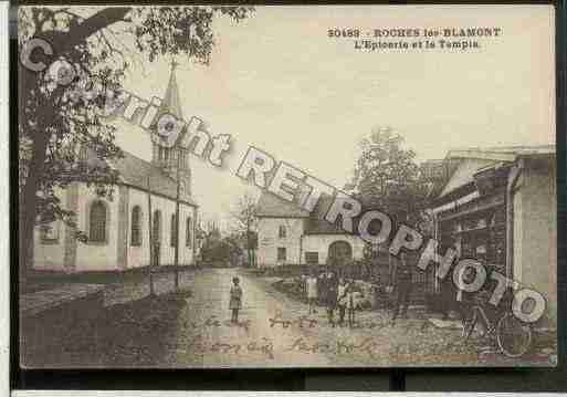 Ville de ROCHESLESBLAMONT Carte postale ancienne