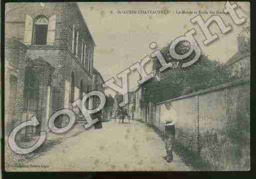 Ville de SAINTAUBINCHATEAUNEUF Carte postale ancienne