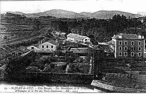 Ville de SAINTJEANDELUZ Carte postale ancienne