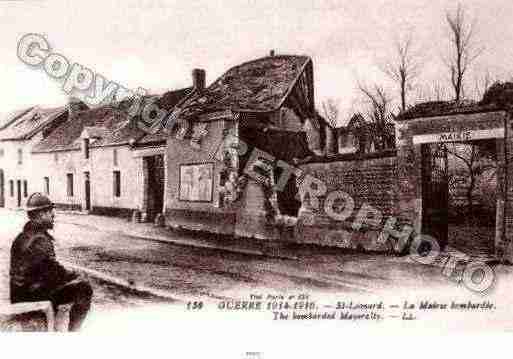 Ville de SAINTLEONARD Carte postale ancienne