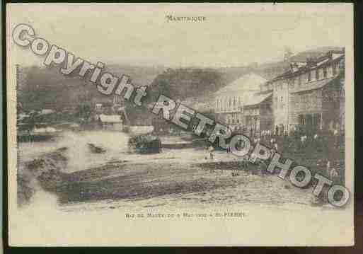 Ville de SAINTPIERRE Carte postale ancienne Ville de SAINTPIERRE Carte postale ancienne