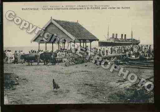 Ville de SAINTPIERRE Carte postale ancienne Ville de SAINTPIERRE Carte postale ancienne