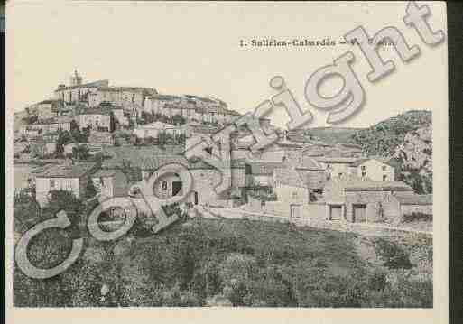 Ville de SALLELESCABARDES Carte postale ancienne