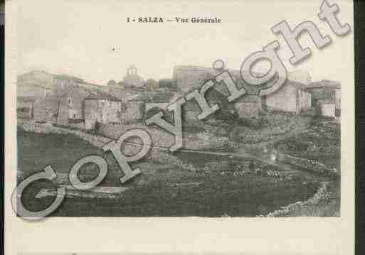 Ville de SALZA Carte postale ancienne