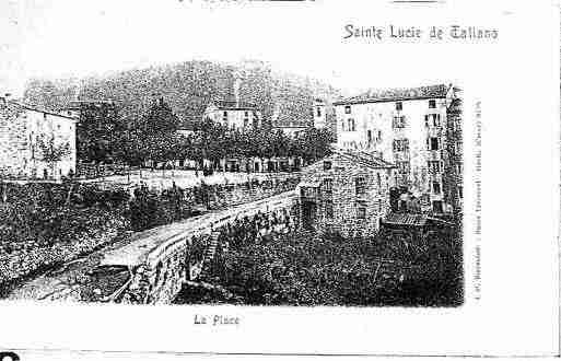 Ville de SANTALUCIADITALLANO Carte postale ancienne Ville de SANTALUCIADITALLANO Carte postale ancienne