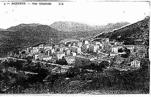 Ville de SARTENE Carte postale ancienne