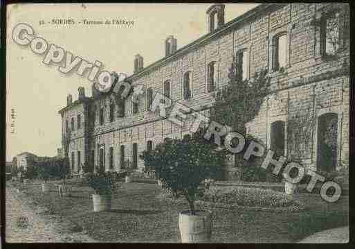 Ville de SORDEL\'ABBAYE Carte postale ancienne