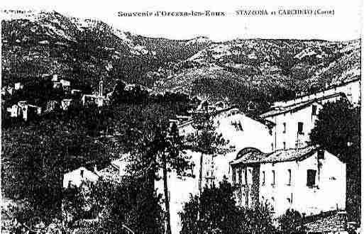 Ville de STAZZONA Carte postale ancienne