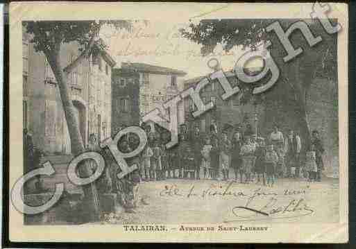 Ville de TALAIRAN Carte postale ancienne