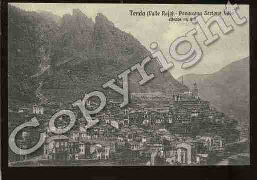 Ville de TENDE Carte postale ancienne
