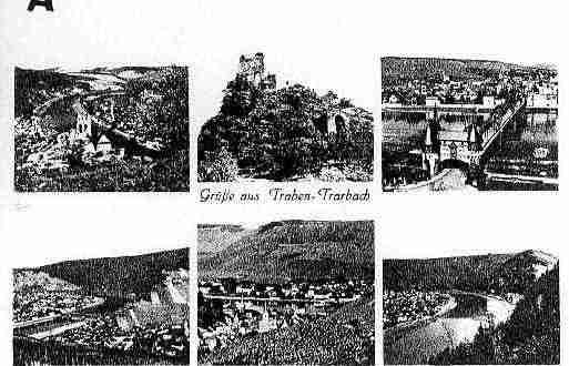 Ville de TRABENTRARBACH Carte postale ancienne