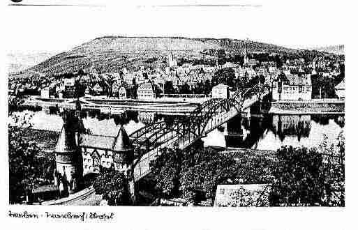 Ville de TRABENTRARBACH Carte postale ancienne