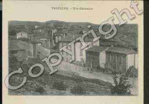 Ville de TREILLES Carte postale ancienne