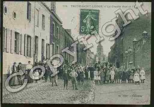 Ville de TRITHSAINTLEGER Carte postale ancienne