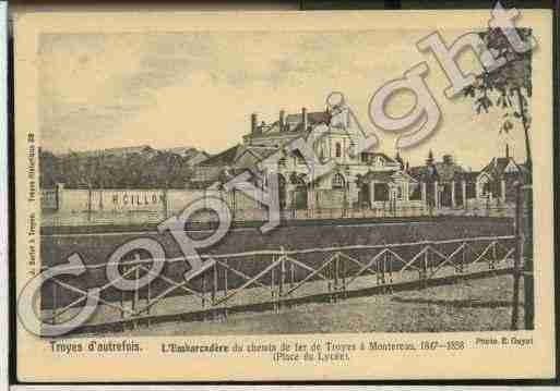 Ville de TROYES Carte postale ancienne