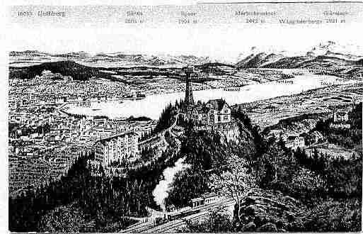 Ville de UETLIBERG Carte postale ancienne Ville de UETLIBERG Carte postale ancienne