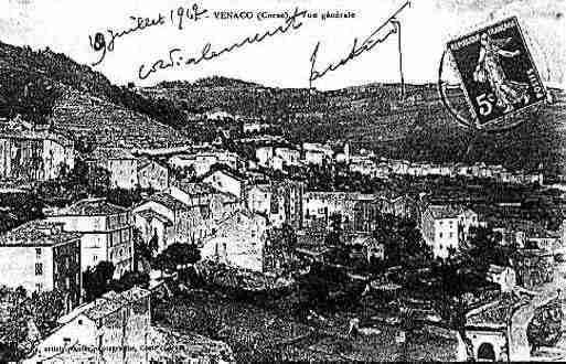 Ville de VENACO Carte postale ancienne