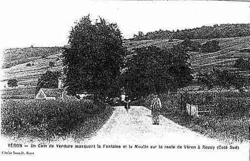 Ville de VERON Carte postale ancienne