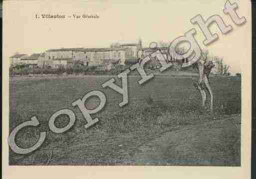 Ville de VILLAUTOU Carte postale ancienne