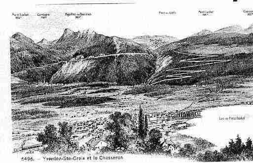 Ville de YVOIRE Carte postale ancienne