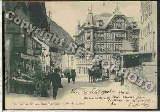 Ville de ZERMATT Carte postale ancienne Ville de ZERMATT Carte postale ancienne