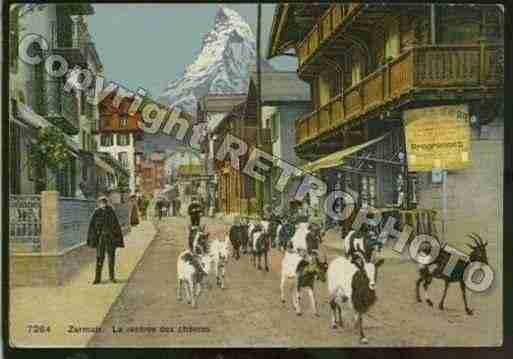 Ville de ZERMATT Carte postale ancienne Ville de ZERMATT Carte postale ancienne