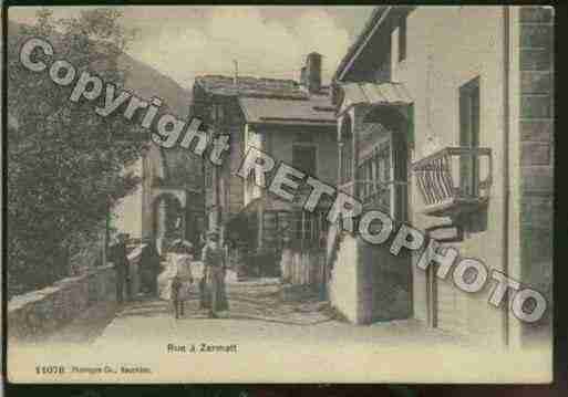 Ville de ZERMATT Carte postale ancienne Ville de ZERMATT Carte postale ancienne