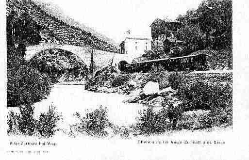 Ville de ZERMATT Carte postale ancienne