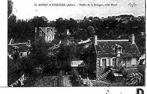 Ville de AINAYLECHATEAU Carte postale ancienne