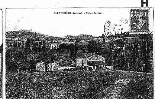 Ville de ALBOUSSIERE Carte postale ancienne