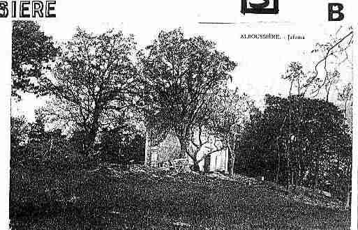 Ville de ALBOUSSIERE Carte postale ancienne