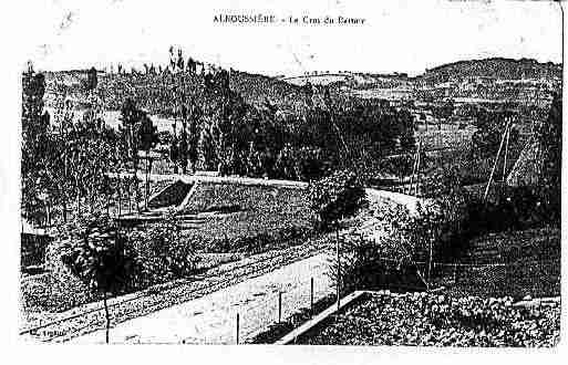 Ville de ALBOUSSIERE Carte postale ancienne