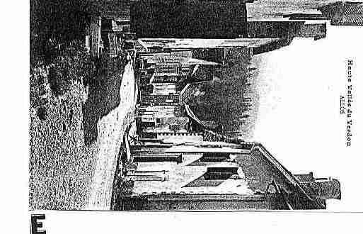 Ville de ALLOS Carte postale ancienne