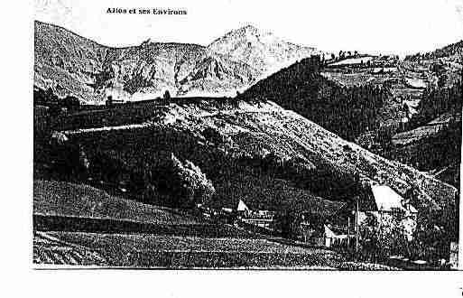 Ville de ALLOS Carte postale ancienne