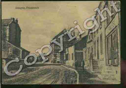 Ville de AMAGNE Carte postale ancienne