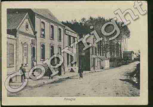 Ville de AMAGNE Carte postale ancienne