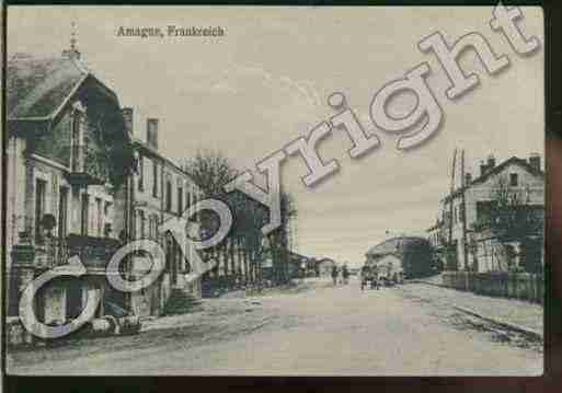 Ville de AMAGNE Carte postale ancienne