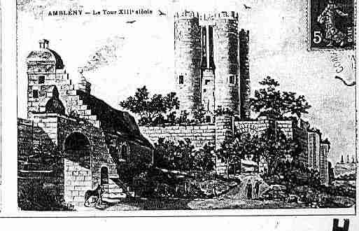 Ville de AMBLENY Carte postale ancienne