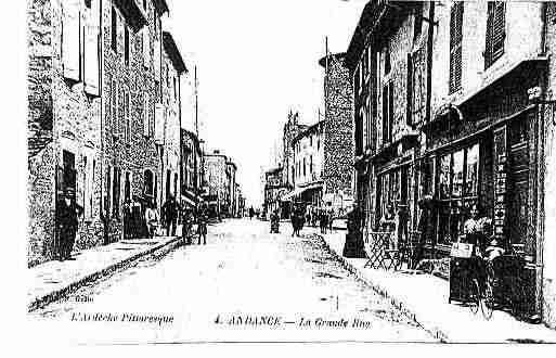 Ville de ANDANCE Carte postale ancienne